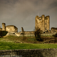 Buy canvas prints of Conisbrough Castle by kevin cook