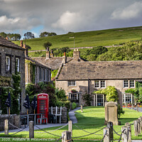 Buy canvas prints of Burnsall village by kevin cook
