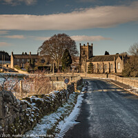 Buy canvas prints of Winter in Langthwaite by kevin cook