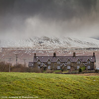 Buy canvas prints of Whernside  in the snow by kevin cook