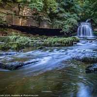 Buy canvas prints of Cauldron falls by kevin cook