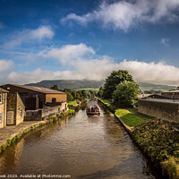 Buy canvas prints of Gargrave canal by kevin cook
