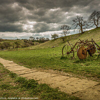 Buy canvas prints of Threshing time by kevin cook