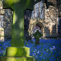 Buy canvas prints of Churchyard blues by kevin cook
