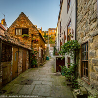 Buy canvas prints of Whitby yard by kevin cook