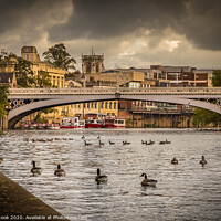 Buy canvas prints of Lendal Bridge York by kevin cook