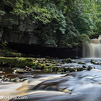 Buy canvas prints of Cauldron falls, panoramic by kevin cook