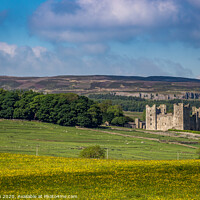 Buy canvas prints of Bolton Castle by kevin cook