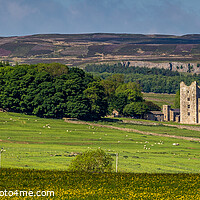 Buy canvas prints of Bolton castle- Pano by kevin cook