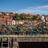 Buy canvas prints of Whitby lobsterpots by kevin cook