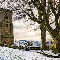 Buy canvas prints of Saint Chad's Middlesmoor by kevin cook