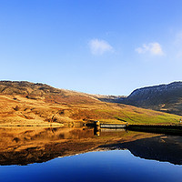 Buy canvas prints of Yeoman Hey Reservoir  by Mark Dobson