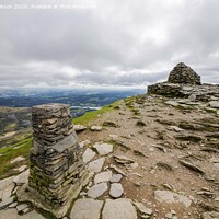 Buy canvas prints of The Old Man Of Coniston Summit by Mark Dobson