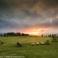 Buy canvas prints of The Mystical Castlerigg Stone Circle by Ian Flanagan