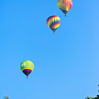 Buy canvas prints of Vibrant Hot Air Balloons by Ian Flanagan