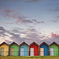 Buy canvas prints of Beach Huts, Blyth by Ian Flanagan