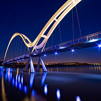 Buy canvas prints of Infinity Bridge, Stockton by Ian Flanagan