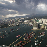 Buy canvas prints of Serene Hong Kong Bay by David Owen