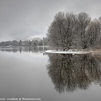 Buy canvas prints of Derwent Water Winter by Phil Buckle