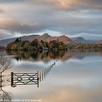 Buy canvas prints of Derwent Water Autumn calm by Phil Buckle