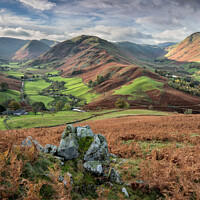 Buy canvas prints of Martindale Valley and Beda Fell by Phil Buckle