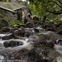 Buy canvas prints of Combe Gill Old Mill Cottage by Phil Buckle