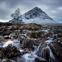 Buy canvas prints of Buachaille  Waterfall Glencoe by Phil Buckle