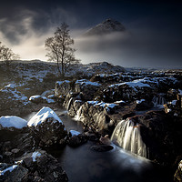 Buy canvas prints of buachaille etive mòr waterfalls by Phil Buckle