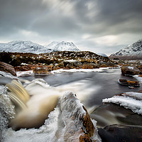 Buy canvas prints of River Etive Falls Glencoe by Phil Buckle