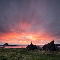Buy canvas prints of Lindisfarne Sunrise by Phil Buckle