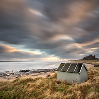 Buy canvas prints of Bamburgh Castle Shed by Phil Buckle