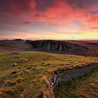 Buy canvas prints of Steel Rigg Sunrise by Phil Buckle