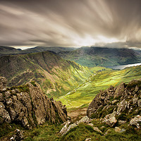 Buy canvas prints of Above Honister Pass by Phil Buckle