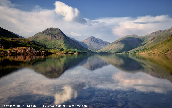 Great Gable View Wastwater Framed Print by Phil Buckle