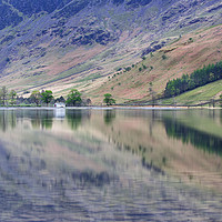 Buy canvas prints of Buttermere Calm reflections by Phil Buckle