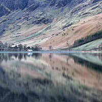 Buy canvas prints of Buttermere Bothy Reflections by Phil Buckle
