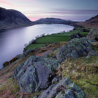 Buy canvas prints of Rannerdale Knotts Sunset by Phil Buckle