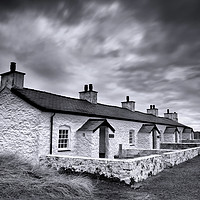 Buy canvas prints of Pilots Cottages Llanddwyn Island by Phil Buckle