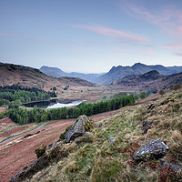 Buy canvas prints of Sunrise above Blea Tarn by Phil Buckle