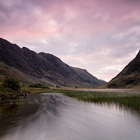 Buy canvas prints of Sunrise at Loch Achtriochtan by Phil Buckle
