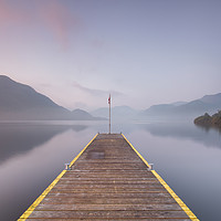 Buy canvas prints of Aira Jetty Sunrise Ullswater by Phil Buckle