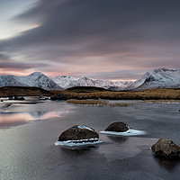 Buy canvas prints of Lochan na Stainge Sunset by Phil Buckle