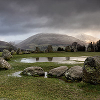 Buy canvas prints of Castlerigg Between The Showers by Phil Buckle