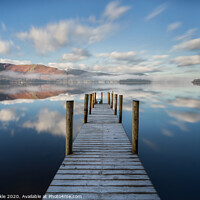 Buy canvas prints of Ashness Jetty Calm by Phil Buckle