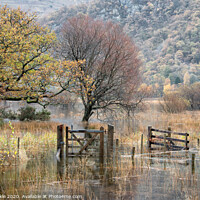 Buy canvas prints of Flooded Derwent Water by Phil Buckle