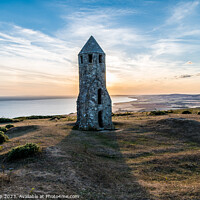 Buy canvas prints of The pepperpot at Sunset by Alf Damp