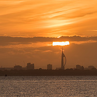Buy canvas prints of Portsmouth Sunrise by Alf Damp
