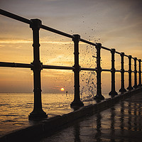 Buy canvas prints of Cleethorpes sunrise by Darren Brough