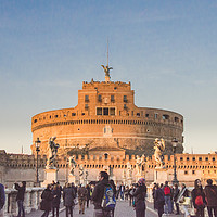 Buy canvas prints of Castel Sant'Angelo Rome, Italy. by Marcus Revill