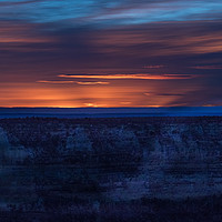 Buy canvas prints of Sunset over Grand Canyon by David O'Brien